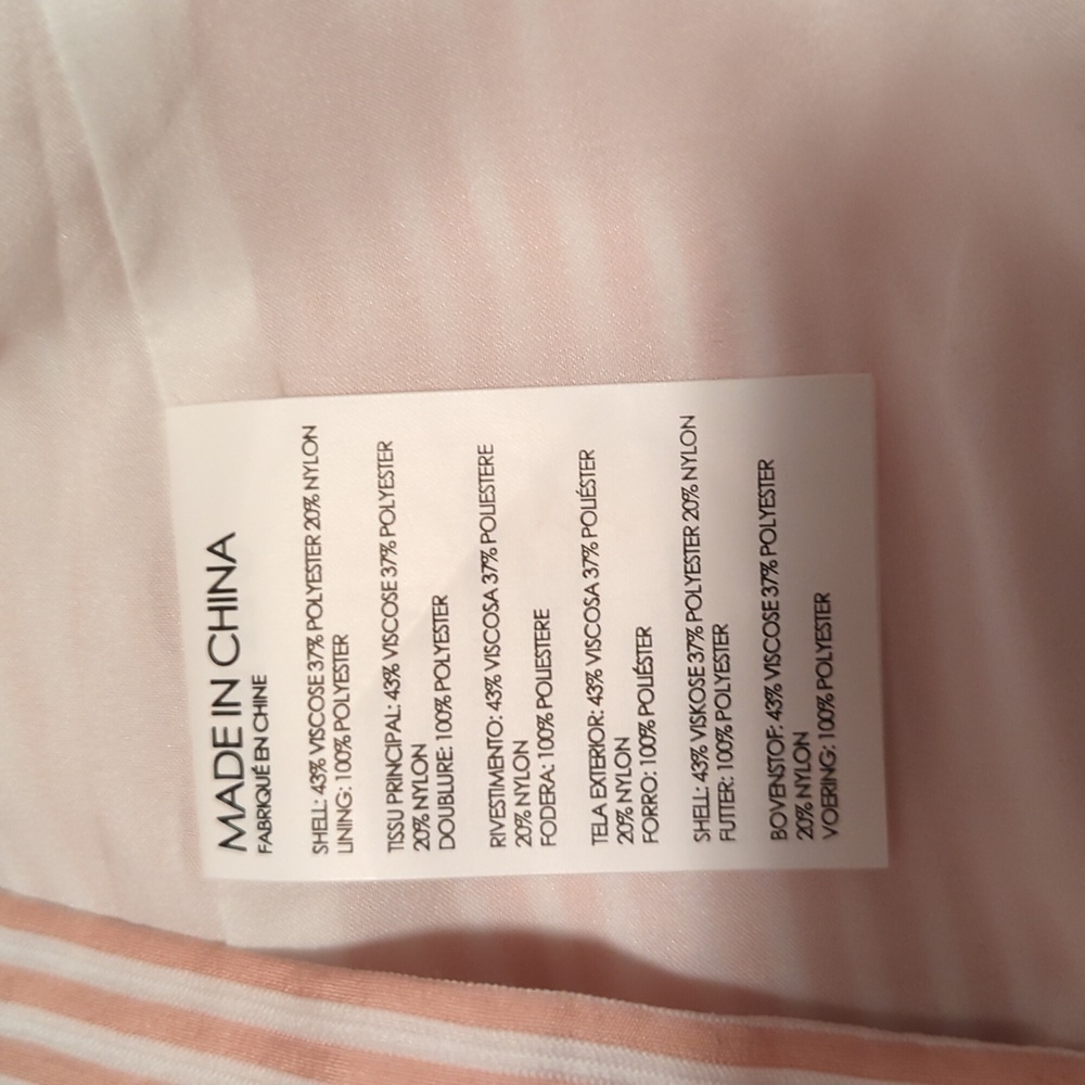 Club Monaco - Pink & White Striped High Waisted Flared “Bryanna” Pants Sz 12. - Picture 10 of 13